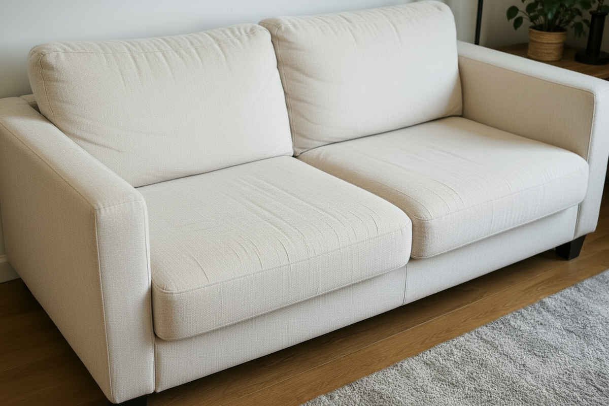 Fauteuil blanc - version Après