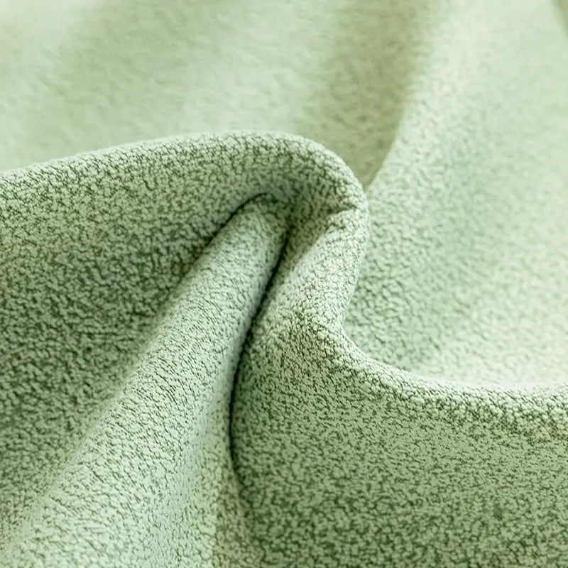 zoom sur la matiere housse de canapé en chenille 4 saisons antidérapante - Vert